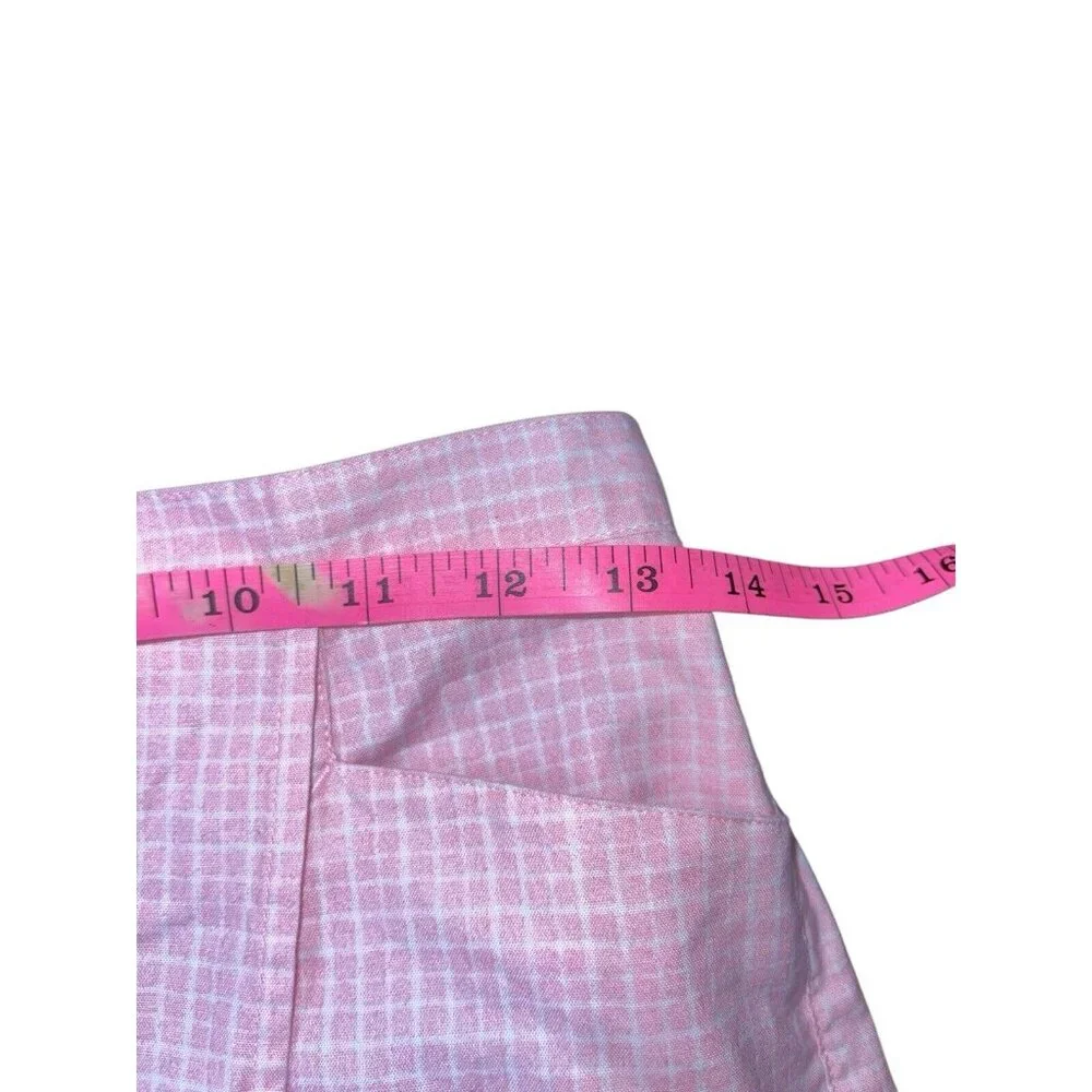 LIZ CLAIBORNE LIZ SPORT Women's Size 6 Pink Check Skort - Picture 7 of 12